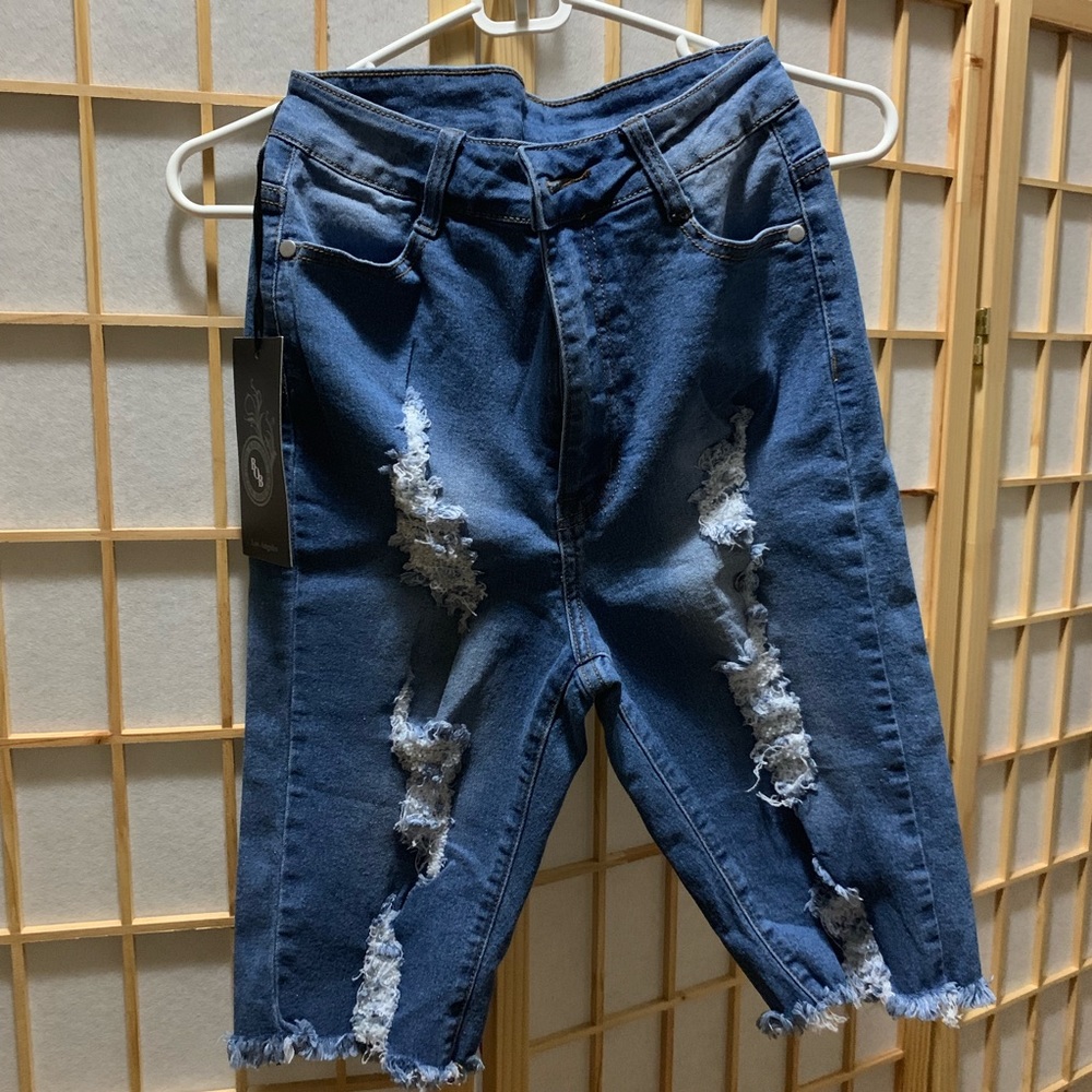 Fashion Nova B.O.B. Jean Shorts (new, never worn)